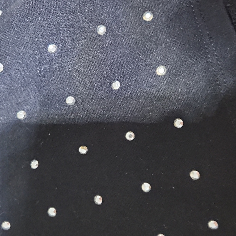 💚Philosophy Black Skirt with White Crystal Dots💚 - Picture 3 of 4